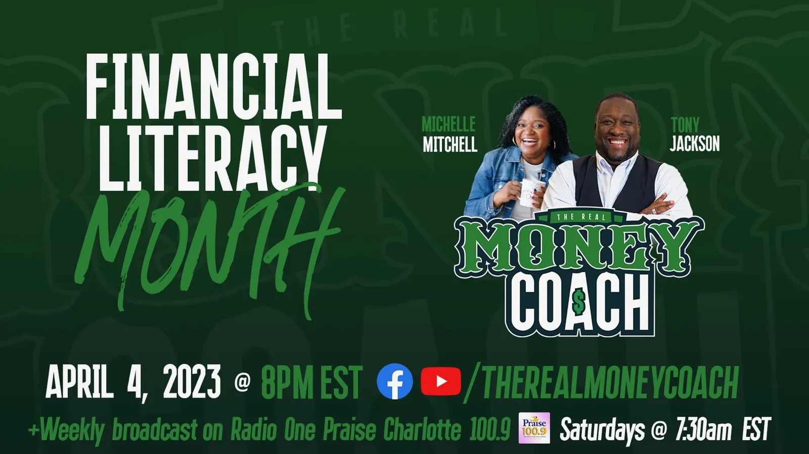 The Real Money Coach podcast with Michelle Mitchell and Tony Jackson