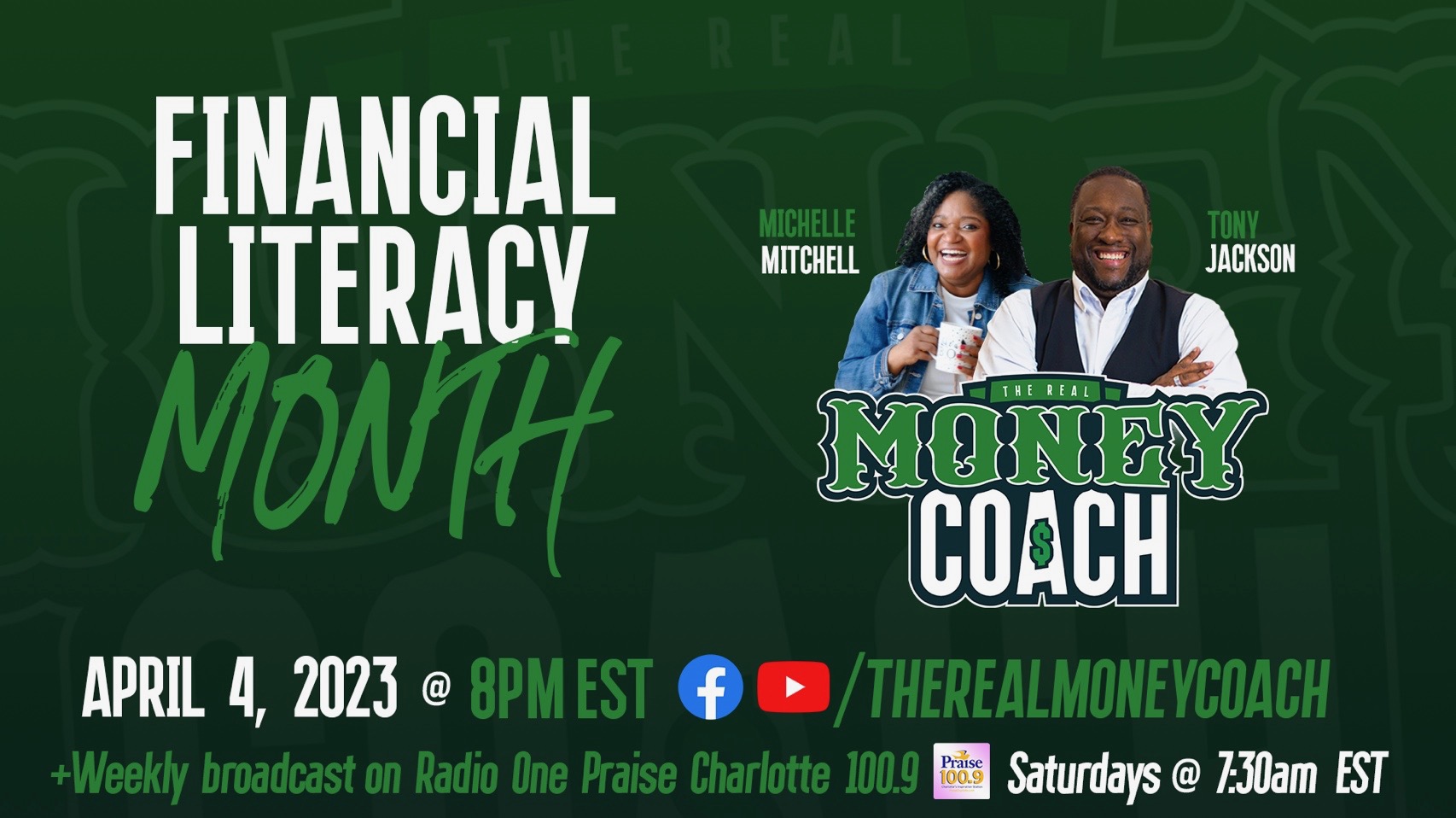 The Real Money Coach podcast with Michelle Mitchell and Tony Jackson